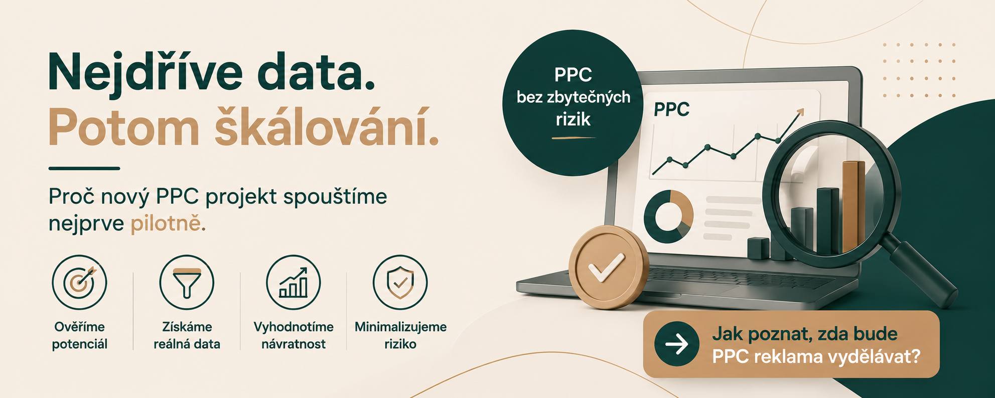 PPC reklama Illusmart bez rizik pilotní spuštění
