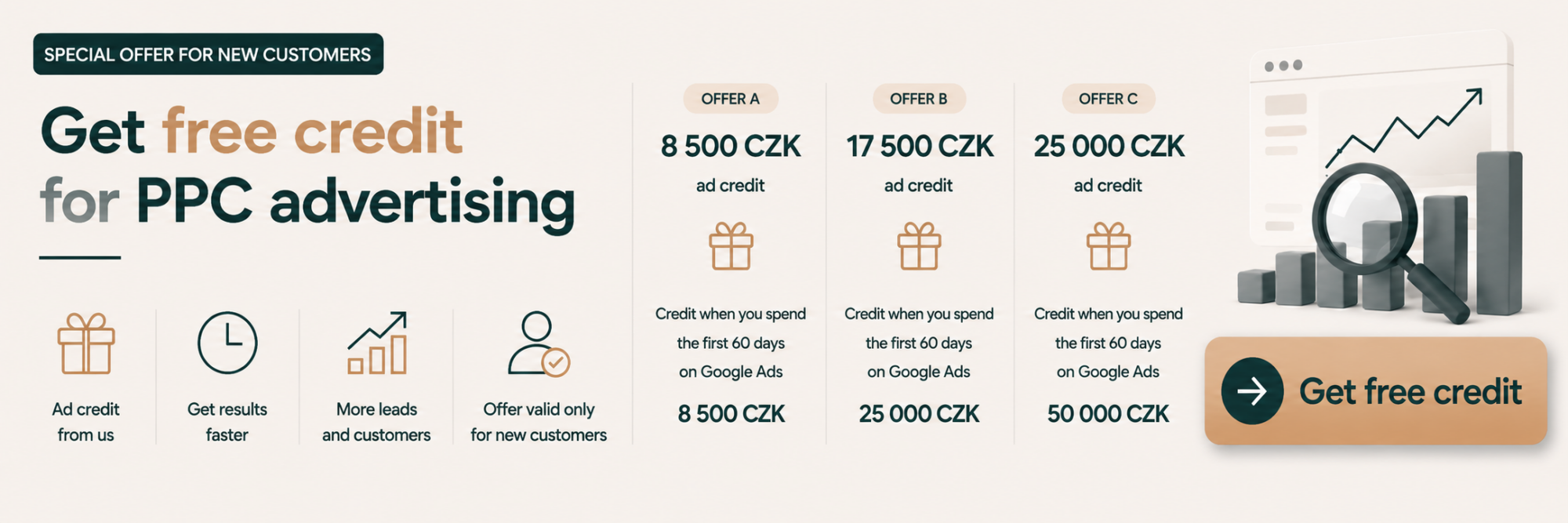 free credit ppc ads illusmart